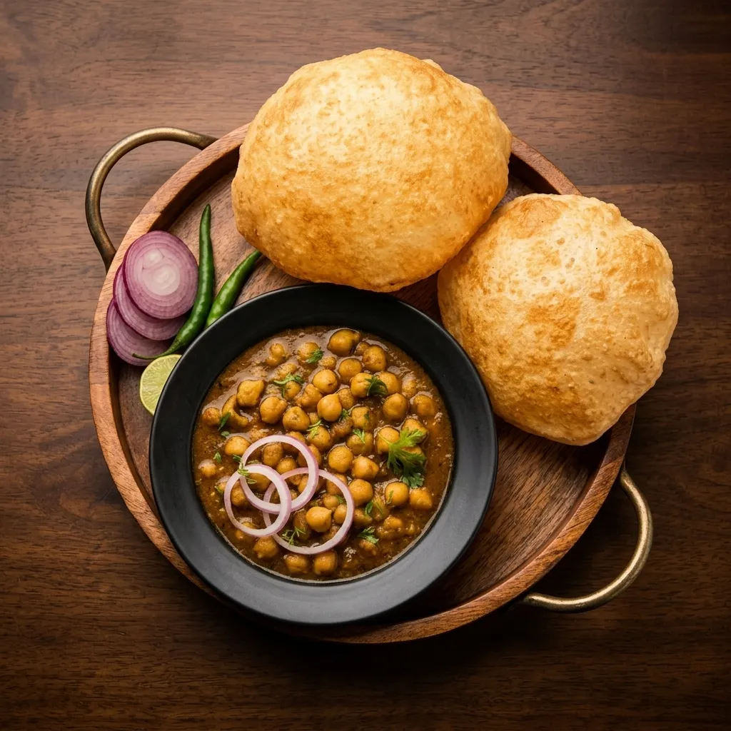 Chana Puri at Virk Dhaba, Indian restaurant in London, Ontario